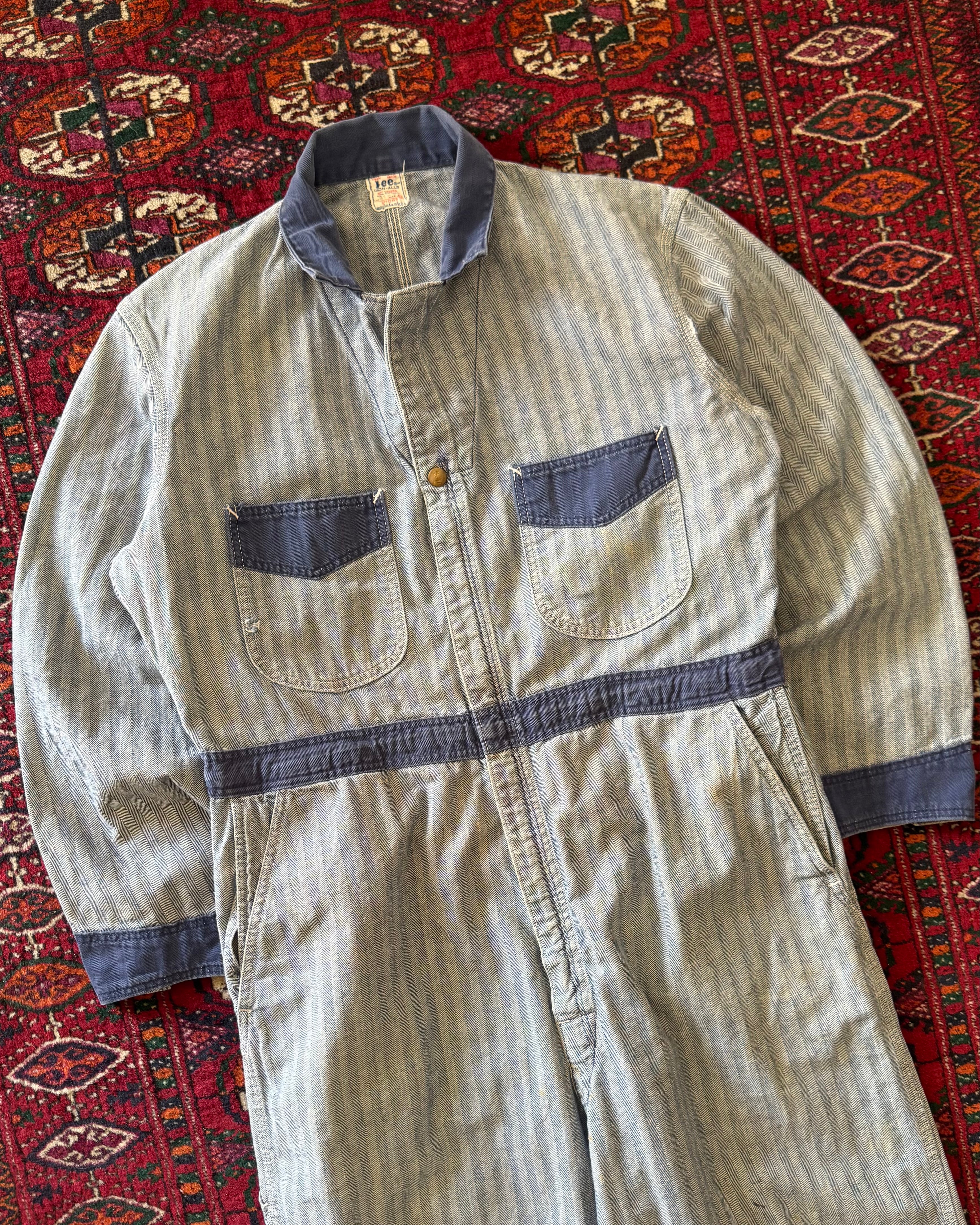 1950s Lee union made sanfoized coveralls￼