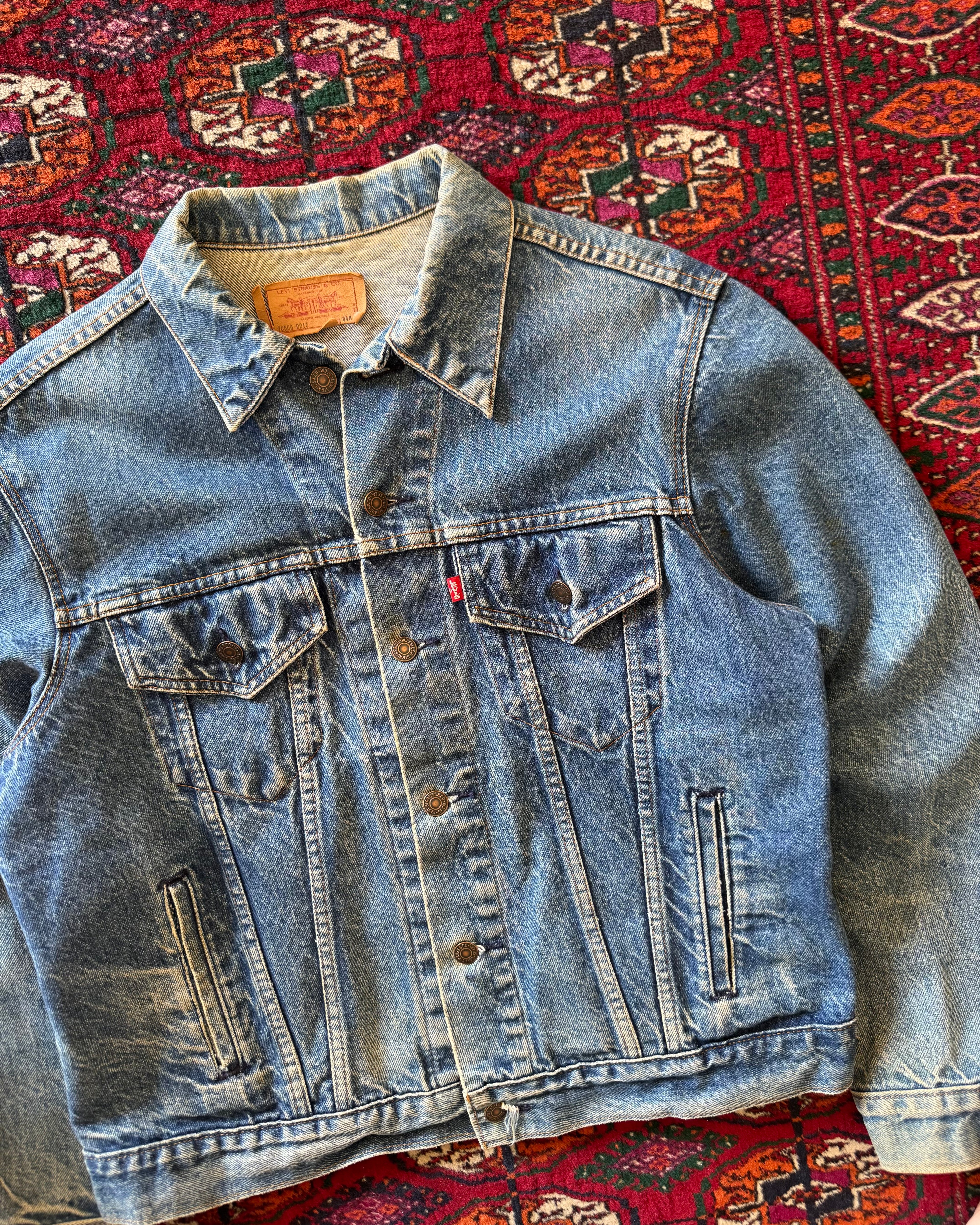 1980s Levi’s 70506 -0216 denim trucker jacket