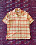 1960s Loop collar plaid shirt