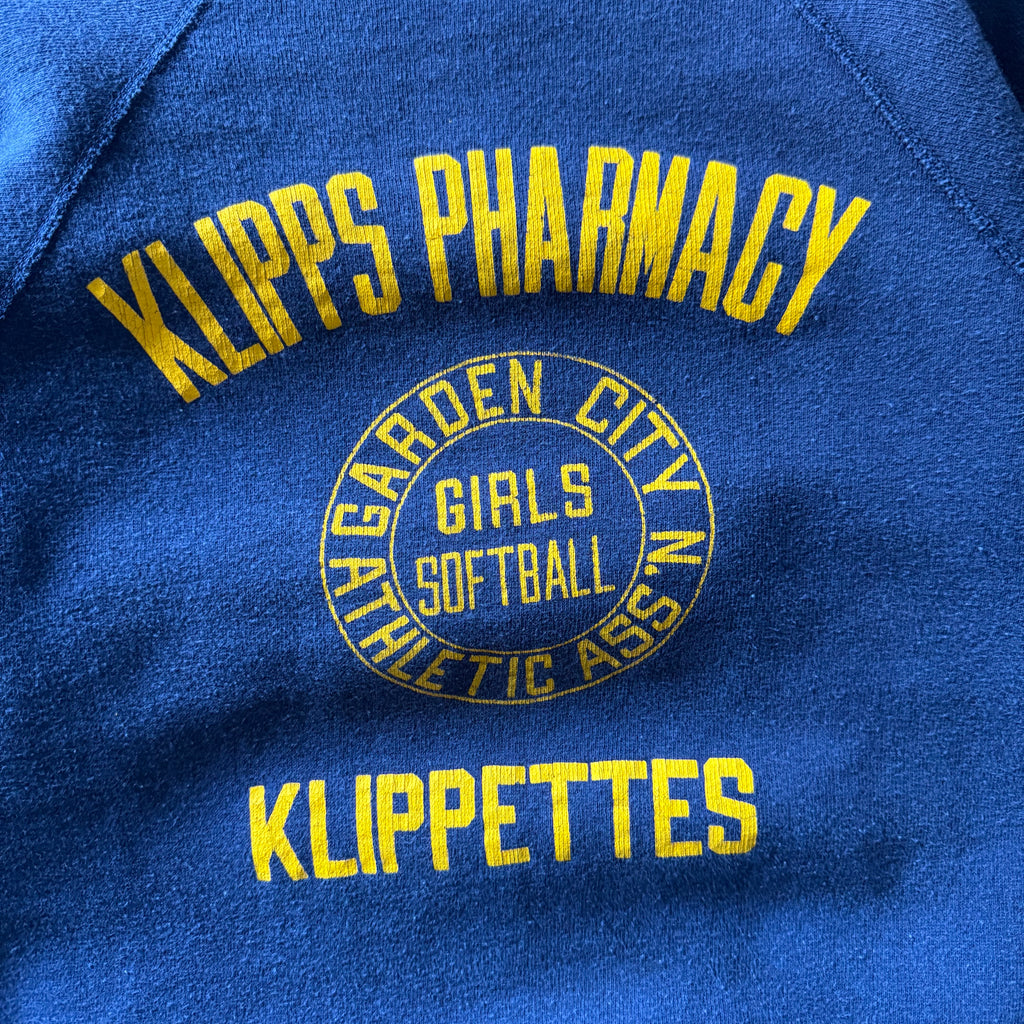 1960s softball short sleeve sweatshirt