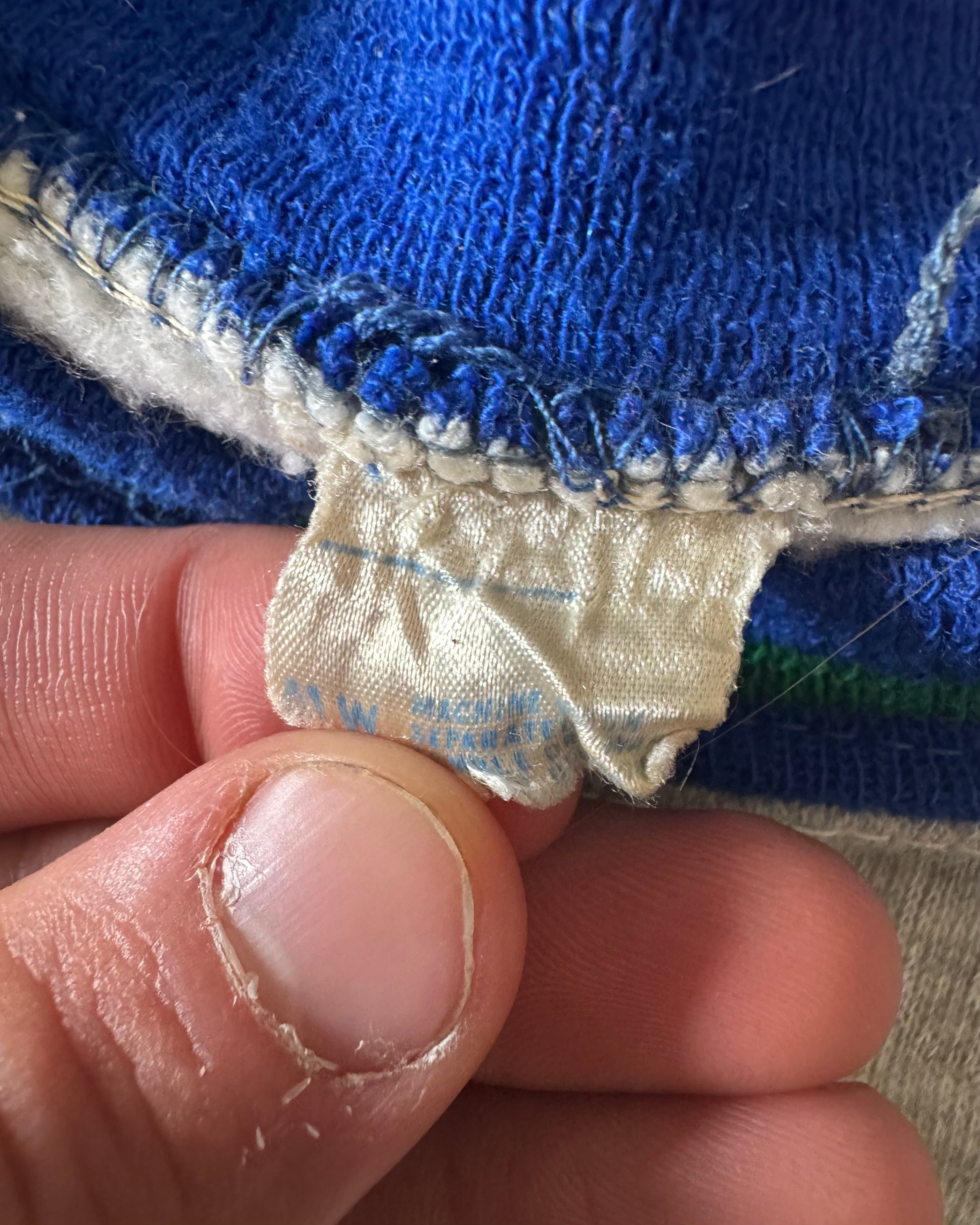 Vintage 1970s paint splatter cut sweat