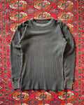 1970s black two-tone thermal undershirt