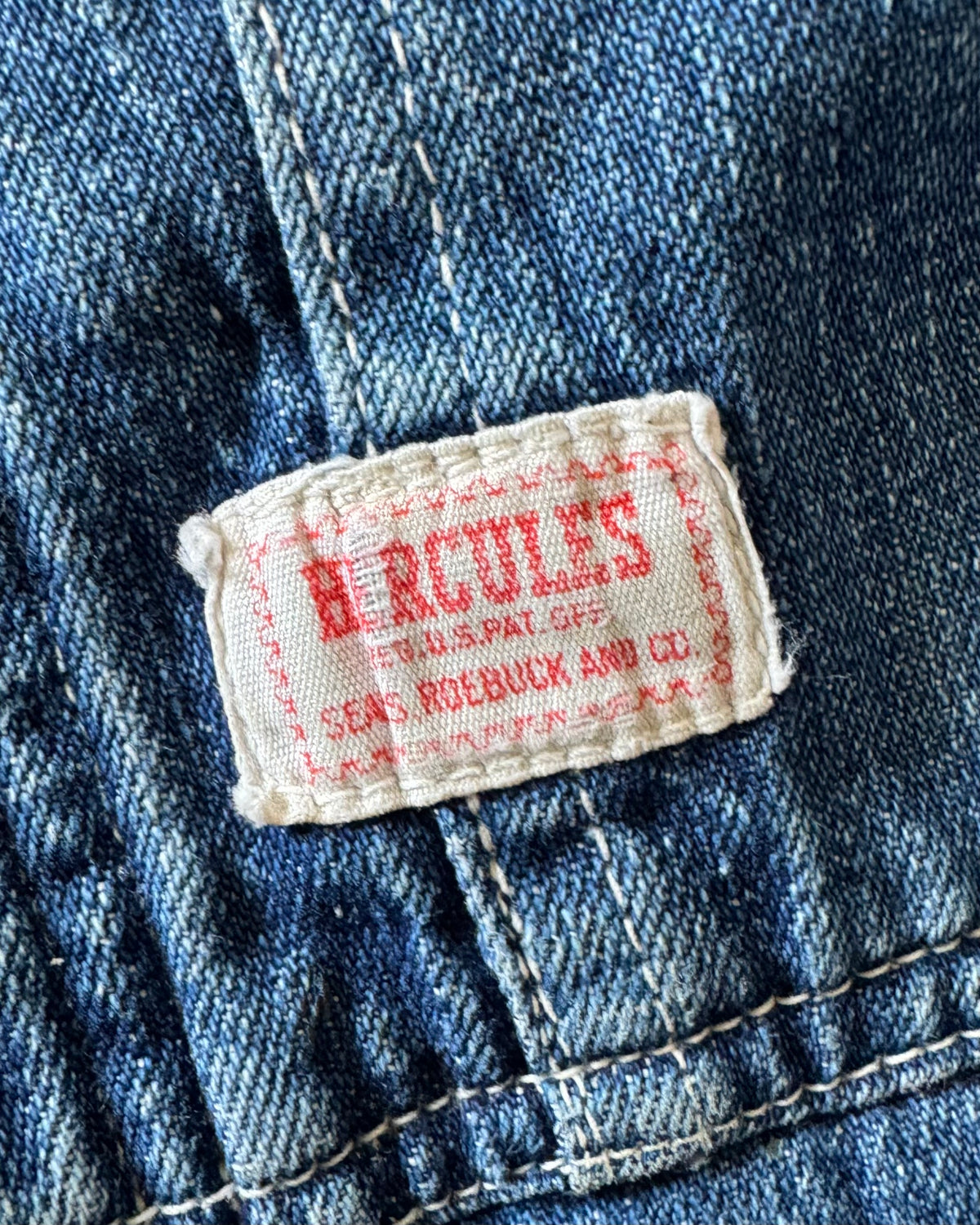 1960s Hercules sears roebuck and Co. flannel lined denim chore jacket