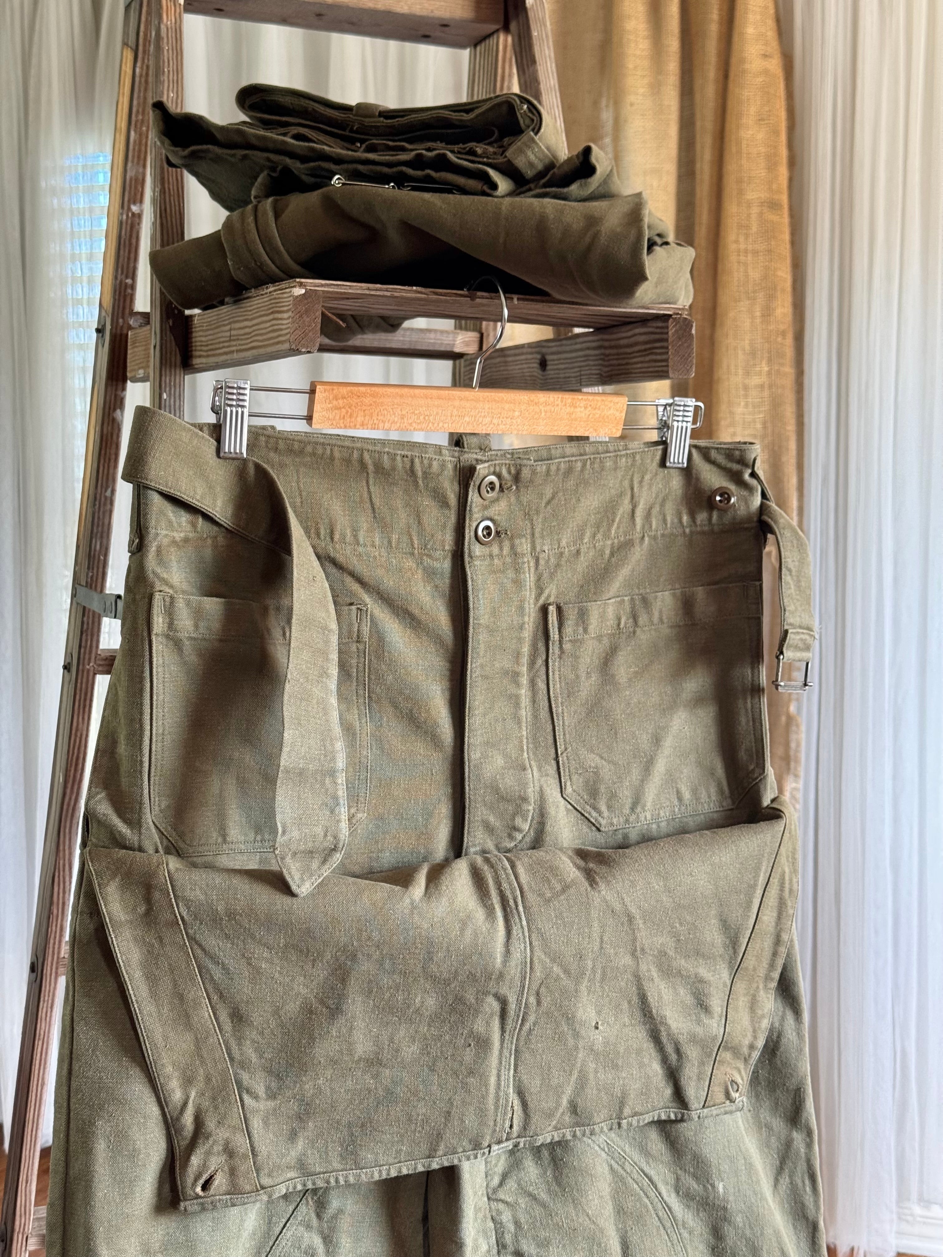 1960s French army motorcycle overpants