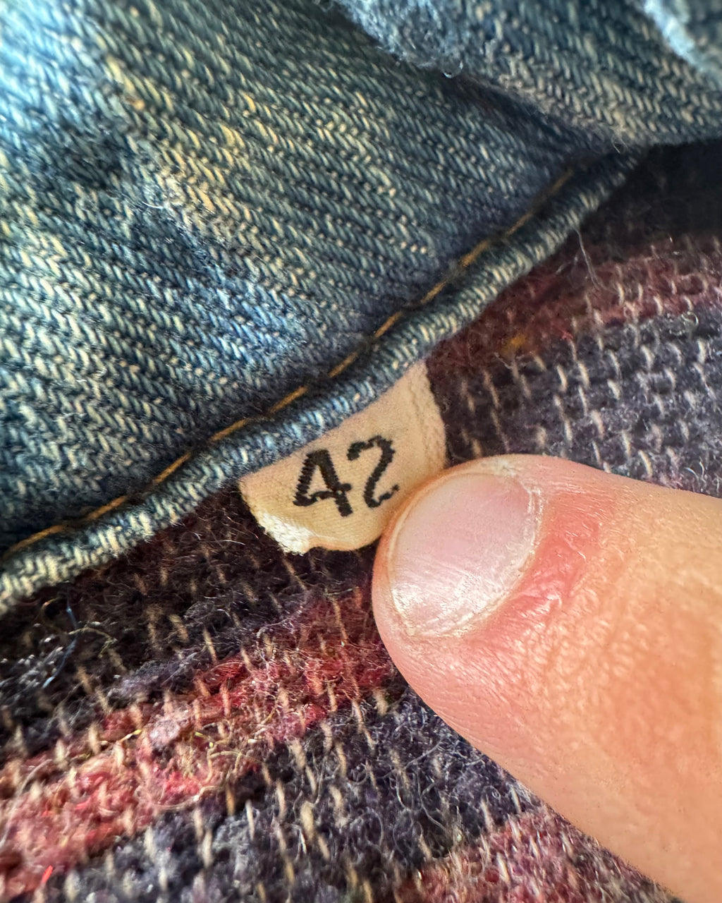 1960s/70s Wrangler Denim blanket lined jacket