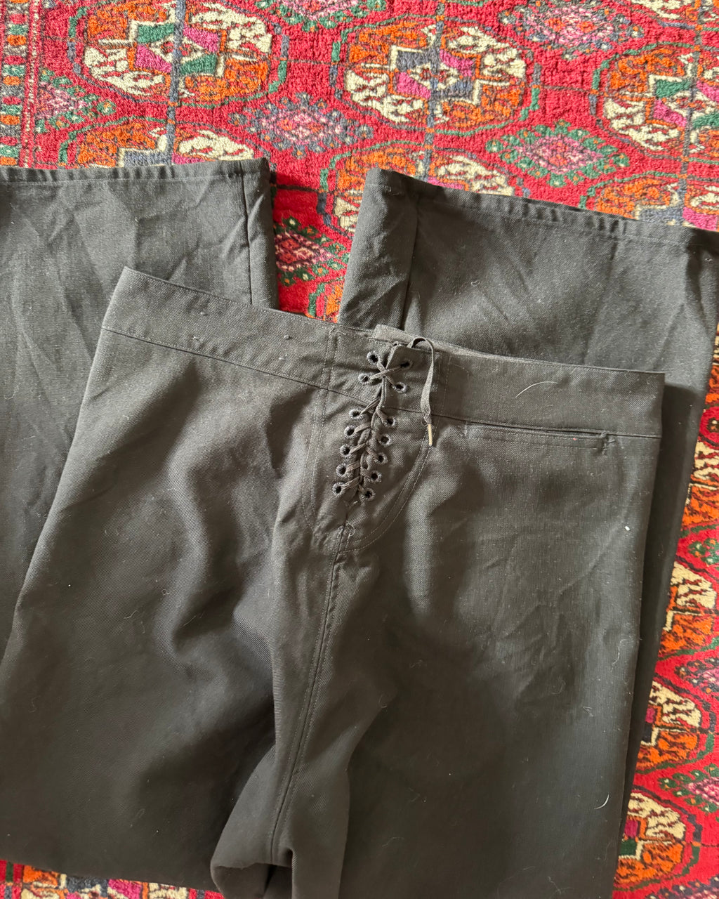 Vintage 1970s/80s naval wool deck flares