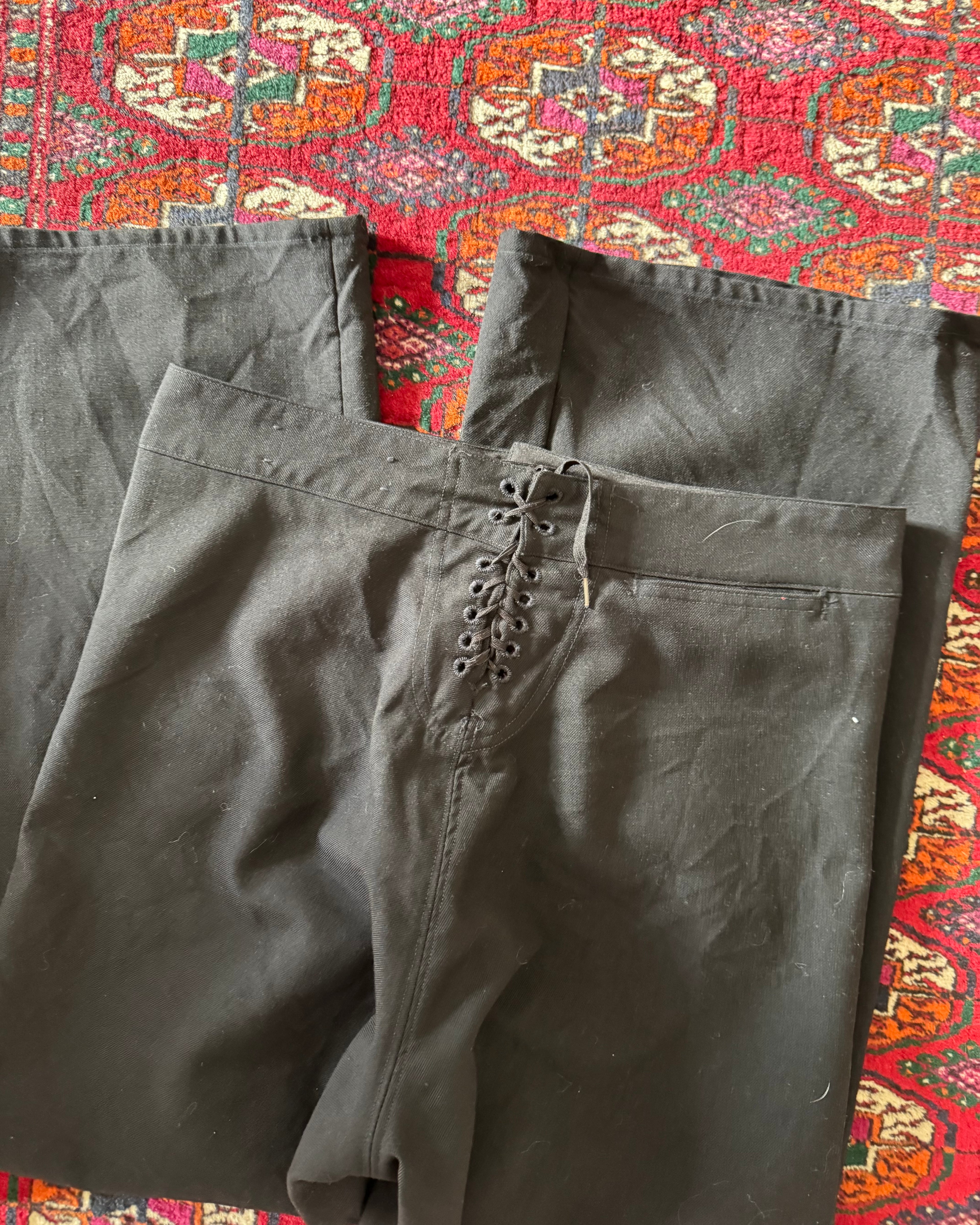 Vintage 1970s/80s naval wool deck flares